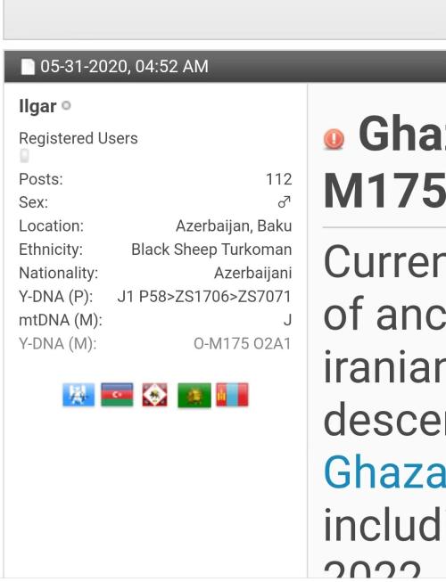 The Il Khanate Ghazan Khan gene belongs to latest O2 forum news.
