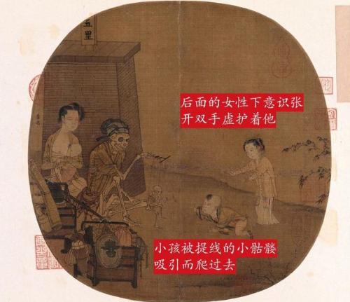 There is a "ghost painting" in Southern Song Dynasty, content of painting is rather strange, and no one has been able to comprehend its deep meaning.
