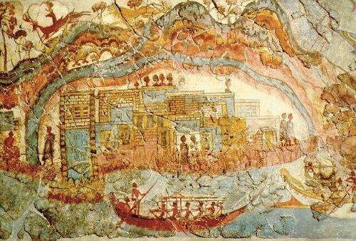 Seeing Origins of Greek Civilization in Frescoes 3,000 Years Ago: Vividly Showing Characteristics of Maritime Civilization
