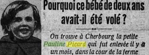 In 1922, Pauline went missing in France, girl was found after 21 days of disappearance, and neighbors looked at her like she was crazy.
